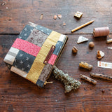 Keeper Pouch with Early 1900s Unfinished Quilt: Mabel No. 2