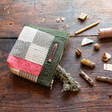 Keeper Pouch with Early 1900s Unfinished Quilt: Mabel No. 2