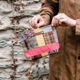 Keeper Pouch with Early 1900s Unfinished Quilt: Mabel No. 2