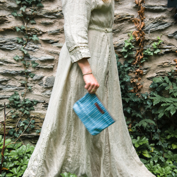Keeper Pouch with 1800s Textile: Sofia
