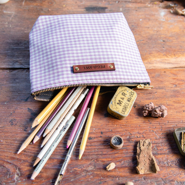 Keeper Pouch with Vintage Dept. Store Deadstock: Violetta