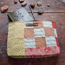 Maker Pouch with Late 1800s Quilt: Amelia No. 2
