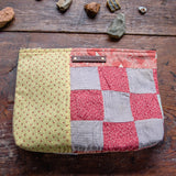 Maker Pouch with Late 1800s Quilt: Amelia No. 3