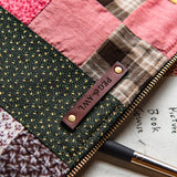 Maker Pouch with Early 1900s Unfinished Quilt: Mabel No. 2