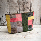 Maker Pouch with Early 1900s Unfinished Quilt: Mabel No. 2