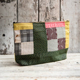 Maker Pouch with Early 1900s Unfinished Quilt: Mabel No. 2