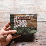 Saver Pouch with Early 1900s Unfinished Quilt: Mabel No. 2