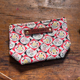 Saver Pouch with 1930s Textile: Noa