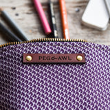 Saver Pouch with 1980s Vintage Cotton: Willa
