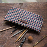 Scholar Pouch with Early 1900s German Sham: Lara