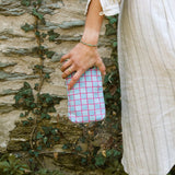 Scribbler Pouch with Vintage Feedsack: Anselma