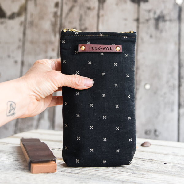 Scribbler Pouch with 1800s Antique Cotton: Sinclair