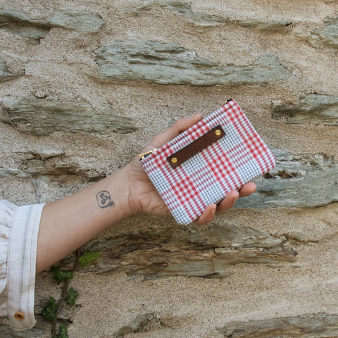 Spender Pouch with Early 1900s German Sham: Arabella