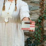 Spender Pouch with Early 1900s Quilt Block: Honor