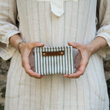 Spender Pouch with Early 1900s Muscogee Ticking: Levi