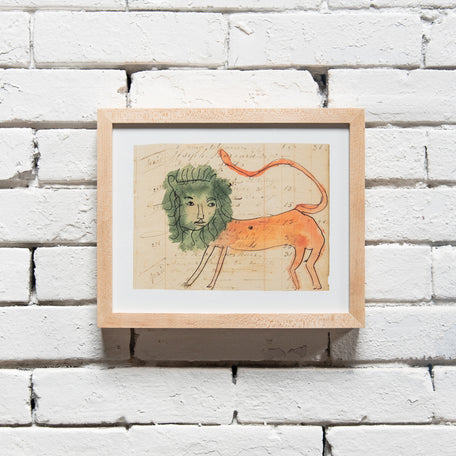 Foundlings Art Print: Saffron