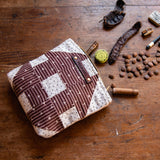 Custom Pouch with Vintage Quilt Blocks: Ronan