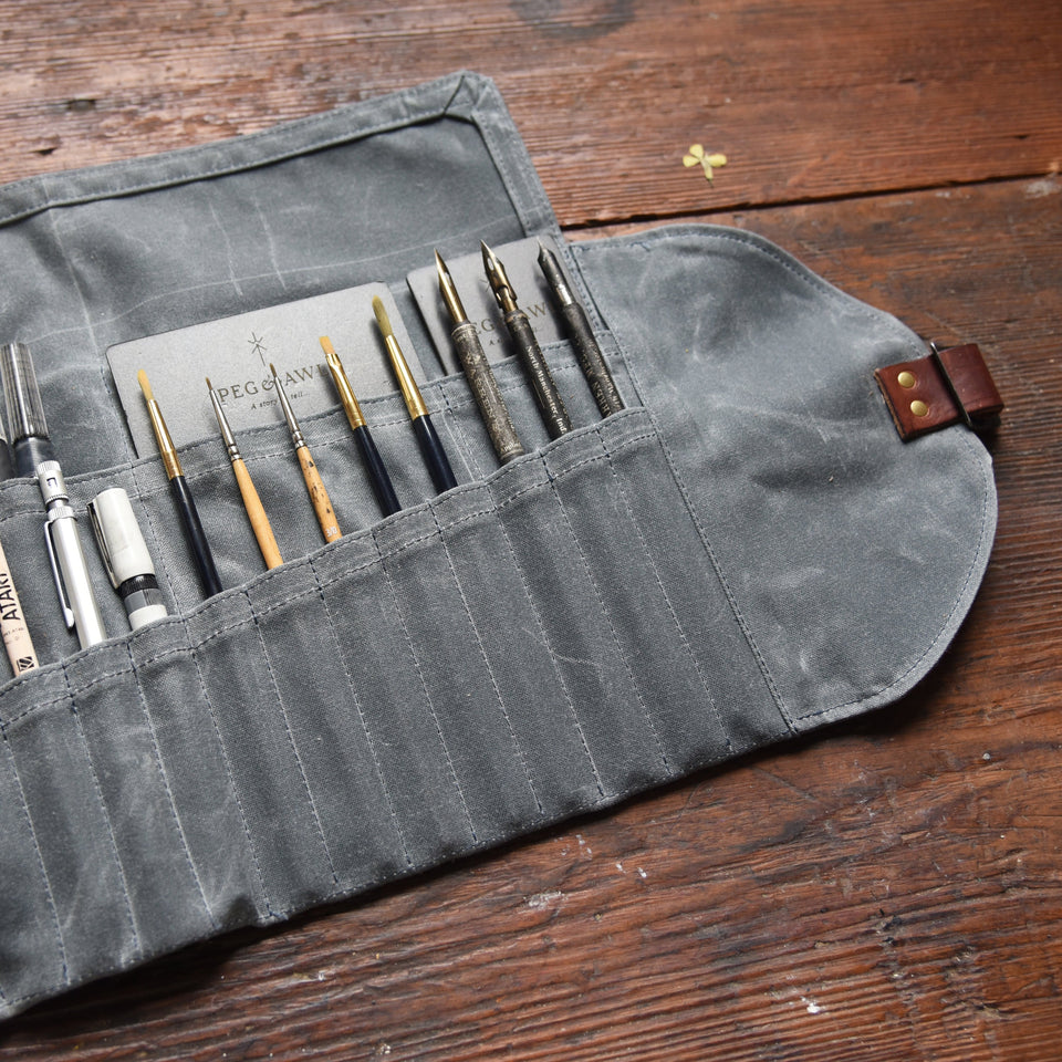 Sendak Tool Protectors – Repurposed Book Board – Peg and Awl
