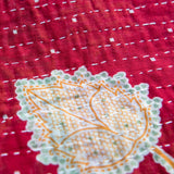 Maker Pouch with Vintage Repaired Kantha: Delores