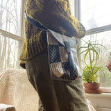 Small Hunter with 1800s Quilt Block: Astrid