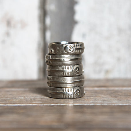 Till Death Us Do Part Ring – Merry Mishap in White Bronze