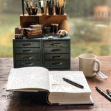 Harper Hand-Bound Leather Tome (Brown)
