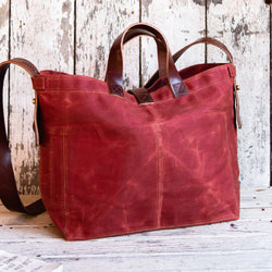 Autumn Colors: Waxed Canvas Tote