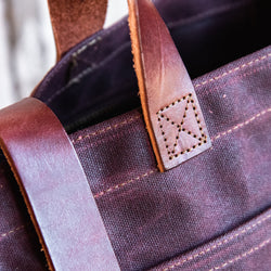 Autumn Colors: Waxed Canvas Tote