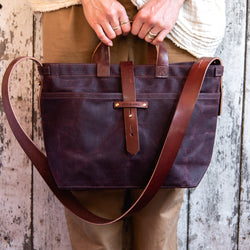 Autumn Colors: Waxed Canvas Tote