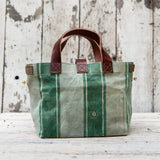 Mini Tote with Vintage Canvas: Marten