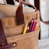 Autumn Colors: Mini Waxed Canvas Tote