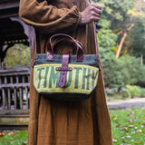 Mini Tote with Vintage Canvas: Timothy