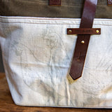 Standard Tote with Vintage Canvas: Chicken