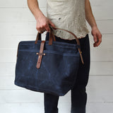 Large Waxed Canvas Tote