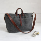 Large Waxed Canvas Tote