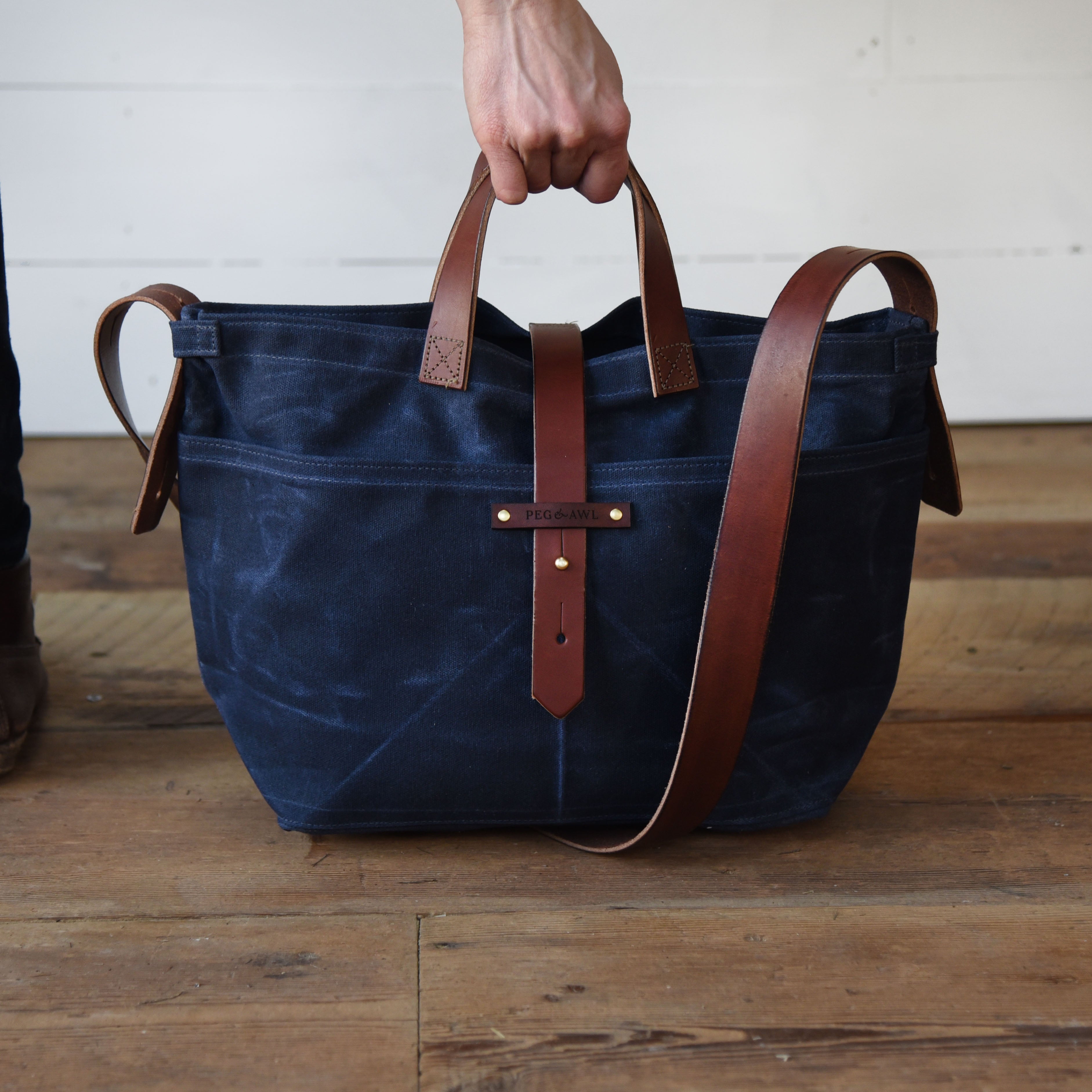 ARTIFACT, Waxed Canvas & Twill Zipper Totes