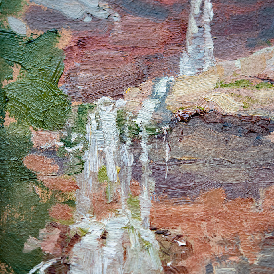 Framed Original Plein Air Painting by Walter Kent: Kaaterskill Falls, 2022