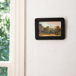 Framed Original Plein Air Painting by Walter Kent: Shaw’s Bridge, 2021