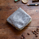 Custom Pouch with Antique Hand-Stitched Quilt Block: Quinn