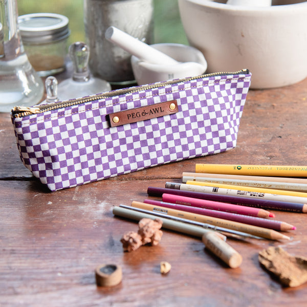 Drafter Pouch with 1980s Textile: Morgan