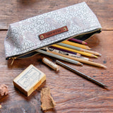 Drafter Pouch with 1940s Abandoned House Dress: Floss