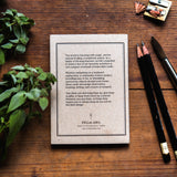 Specimen Card Notebook